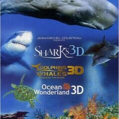 Blu-ray　3D Sharks　DOLPHINSANDWHA...