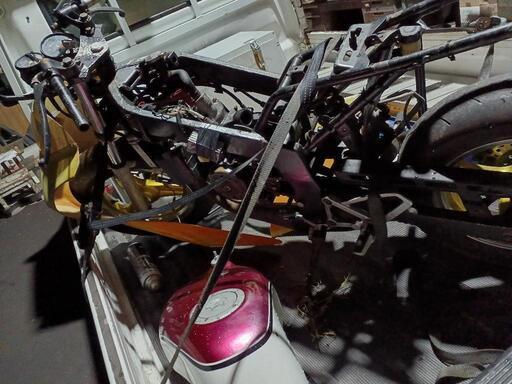 NSR50フレーム書類なし(カットあり) NSR50 車体のみ 書付き ホンダ NSR50 フレーム NSR50フレーム書類なし