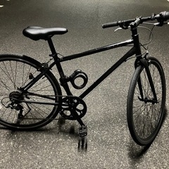 クロスバイク シマノ製6段変速 700×28c 黒