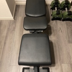 ホームジムセット(ダンベル、ベンチ、懸垂バー、ヨガマット、アブローラー)