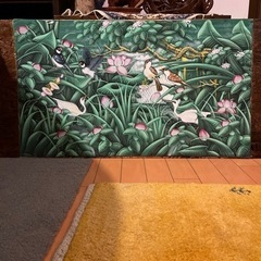 バリ島絵画　ブンゴセカン　大型