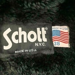schott シングルライダース US 38