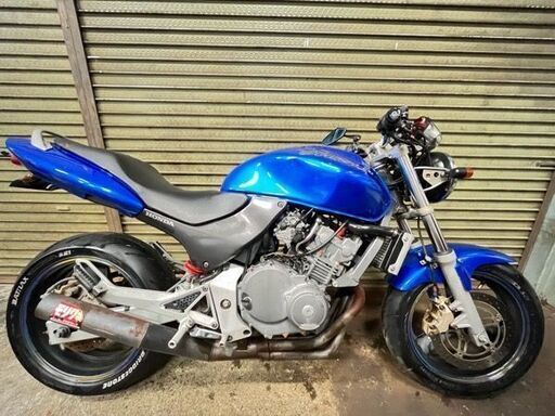 ホンダ　ホーネット250　MC31 社外ショート管マフラー フェンダーレス　キャブ車　　エンジン始動・灯火類OK！