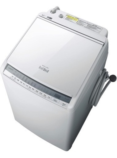 9月3日まで！ビートウォッシュ　HITACHI BW-DV80F(W) WHITE