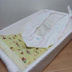 天使の寝床　（トコちゃんベルトの若葉　新生児、赤ちゃん用寝具）ピンク色