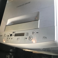 洗濯機 TOSHIBA 2018年製 4.5kg 