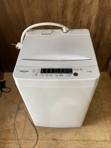 【お値引き中】Hisense 全自動電気洗濯機　HW-K55E  2021年製