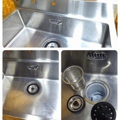 (1085-0) フジマック 業務用 ステンレス 1槽シンク W900D600H800BG150 中古品 一槽 1層 流し台 厨房 飲食店 お引き取りも歓迎 大阪府