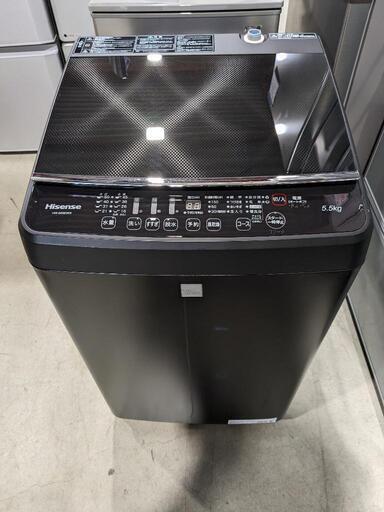 Hisense 5.5kg全自動洗濯機 HW-G55E5KK 2017年製