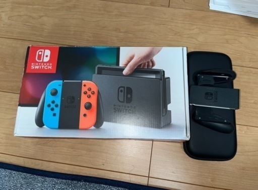 Nintendo Switch NINTENDO SWITCH JOY-CON ネオンブルー/ネオンレッド HAD-S-KABA  color: BLACK ゲーム機本体種類: Nintendo Switch ポータブル・据置タイプ: 据置タイプ