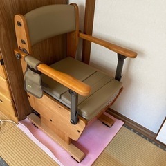 介護用ポータブルトイレ『さわやかチェアPT肘掛けはねあげ』