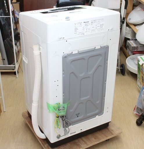 ハイセンス☆4.5kg全自動洗濯機☆HW-E4502☆2019年製☆動作OK・清掃済み☆中古品☆Hisense☆G1057【こちらは店舗です。浜村鹿野温泉ICから3分 買取本舗 宮本リサイクル 営業時間9～19時 定休日水曜のみ←連絡できませんm(_ _)m