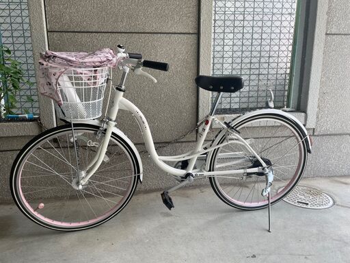 子供用自転車24インチＧＩＲＬＳ ＬＡＢＯ白美品