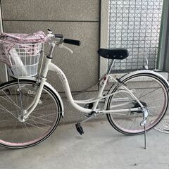 子供用自転車24インチＧＩＲＬＳ ＬＡＢＯ白美品