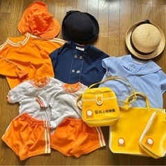 田上幼稚園　バッグ、体操帽子