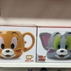 トムとジェリー　３Ｄマグカップ　２種セット