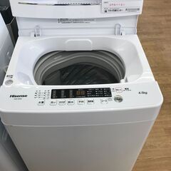★ジモティ割あり★ ハイセンス 洗濯機 4.5kg 年式2021...