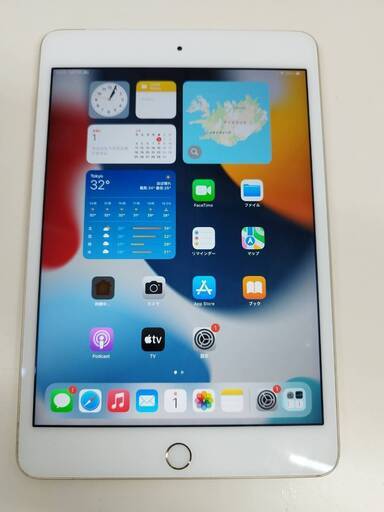 【SIMフリー】iPad Mini 4NK752J/A (A1550) 64GB