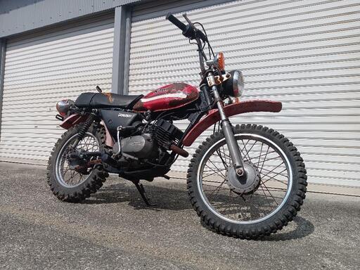 kawasaki KM90　バイク　ビンテージオフロード