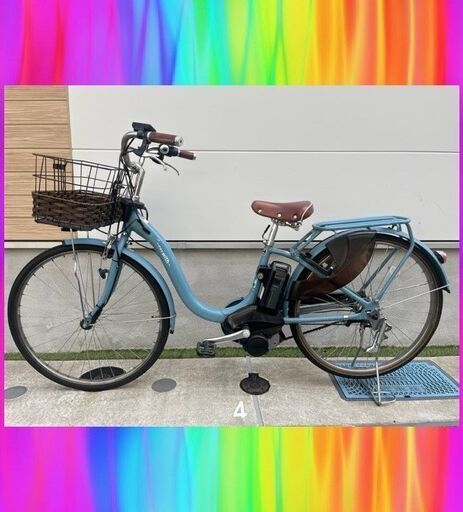 2019大容量12Ahpas with パスウィズ　電動自転車　電動アシスト自転車　中古　9017