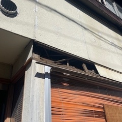 熊本市の古民家（空き家）にて外壁破損の緊急対応工事