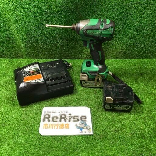 HiKOKI WH14DB コードレスインパクトドライバ バッテリー2個付き【市川行徳店】【店頭取引限定】【中古】管理番号：IT7EZXRE3OKY
