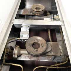 マルゼン業務用 卓上2口　ガスコンロ M-822DC 中古 都市ガス 幅300x奥行540　縦型