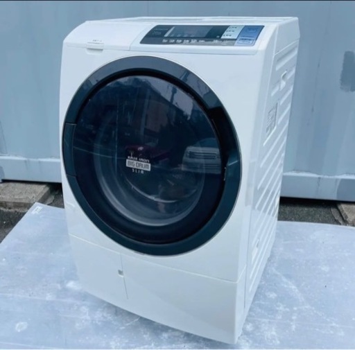 激安⏬高年式　HITACHI 10kg ドラム式洗濯乾燥機　配達可