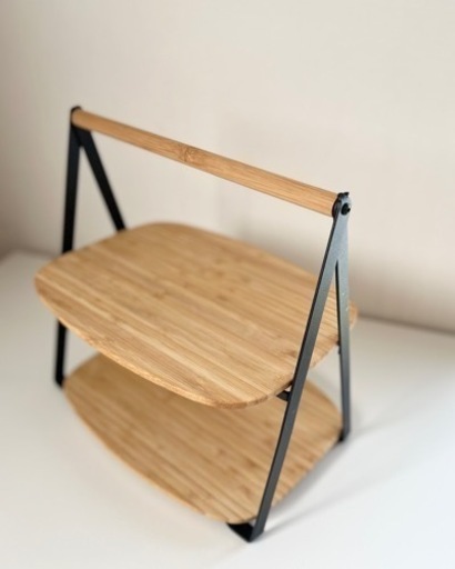 IKEA フルペッカド　サービングトレイ　竹、ブラック