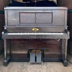 【引き取り限定】ウェーバー Weber キングストン 自動演奏ロール式アップライトピアノ 33767,1983, ヴィンテージ 中古 ※通電/動作確認済み 現状お渡し