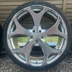 22インチ ホイール SUV ハリアー ムラーノ ランクル プラド