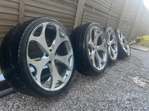 22インチ ホイール SUV ハリアー ムラーノ ランクル プラド  