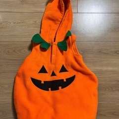 （取引中）ハロウィン　かぼちゃ　仮装　80〜90サイズ