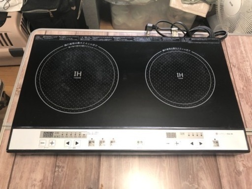 2口IHクッキングヒーター、電気コンロ【値下げしました】