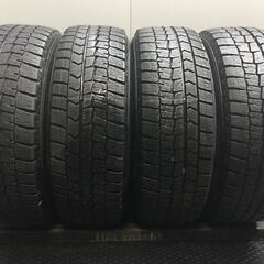 【DUNLOP WM02 195/65R15】スタッドレス【Weds JOKER ウェッズ 15インチ 6J5HPCD114.3+43】19年製 バリ溝 セレナ等　(TA797)