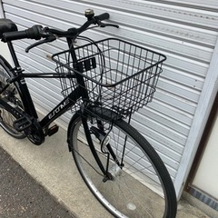 【商談中‼︎】☆前後新古タイヤ☆  27型　クロスバイク　防犯登録料込‼︎