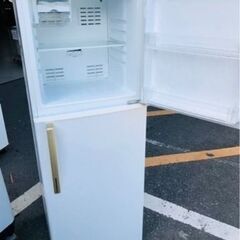 福岡市内配送無料 ユーイング 【右開き】228L 2ドアノンフロン冷蔵庫 