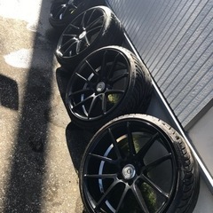 美品19インチホイール フロント8.5j +40 リア9.5j +40