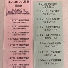 春日井市総合体験　エアロビクス教室　トレーニング室　回数券　17...