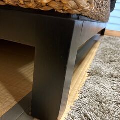 ３人掛けソファ（底値にて値段は変わりません） 素材：バナナリーフ、木材