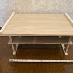 折り畳み式木製小テーブル