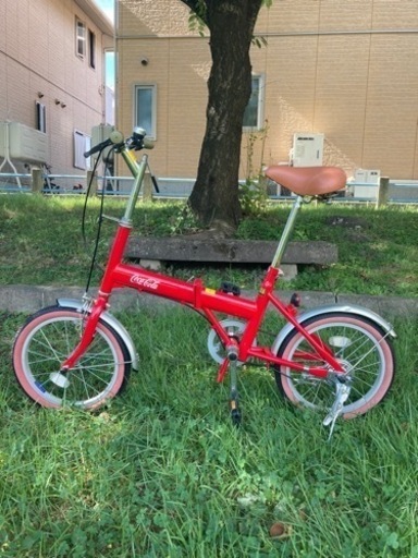 コカコーラ　折りたたみ　自転車