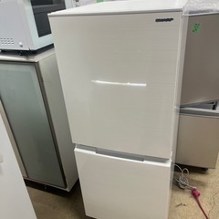 【付け替え両開き】2021年製　SHARPノンフロン2ドア冷蔵庫...