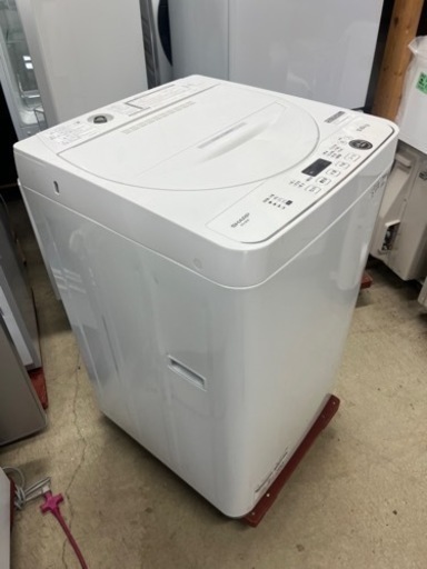 年製SHARP 全自動洗濯機5.5kg/目安1〜2名分