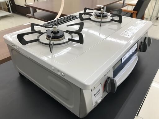 ★ジモティ割あり★ Rinnai 都市ガス用ガステーブル  19年製 動作確認／クリーニング済み HJ477