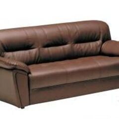 革製３人掛けソファー、綺麗、安い
