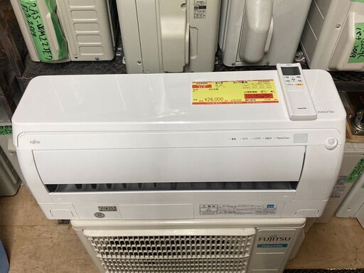 K04494　富士通　2018年製　中古エアコン　主に6畳用　冷房能力　2.2KW ／ 暖房能力　2.5KW