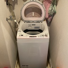 ☑︎シャープ タテ型電気洗濯乾燥機  8.0kg