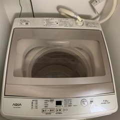洗濯機　AQUA 2019年10月購入