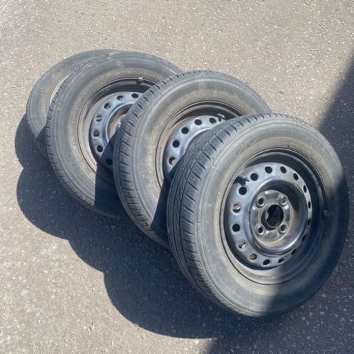 TOYOトランパスTEO155/70r12タイヤホイール4本セット TRANPATH LuK